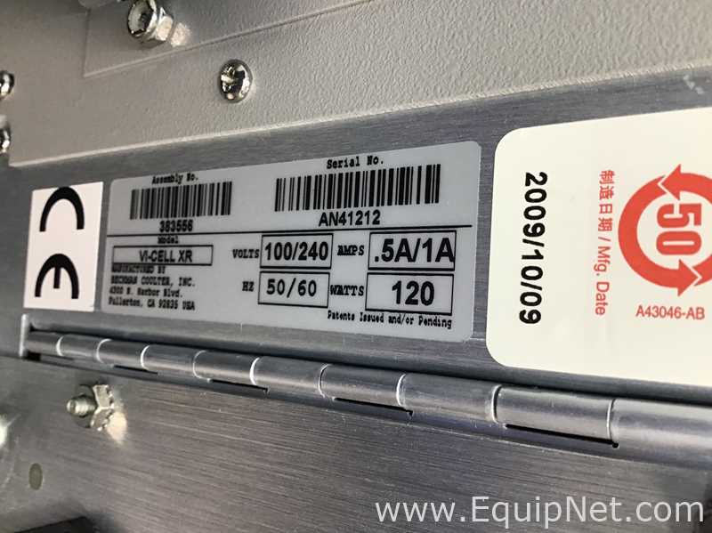 Analisador Beckman Coulter VI-CELL XR