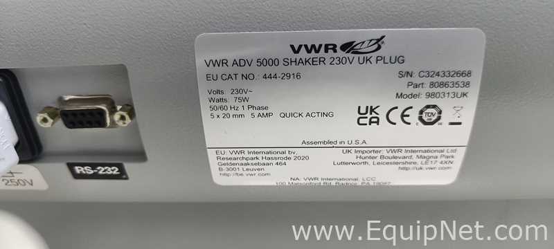 lote de  2 Agitador VWR ADV 5000