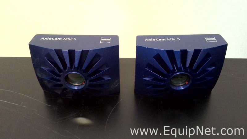 Lote de 2 Microscopio Carl Zeiss AxioCam MRc5