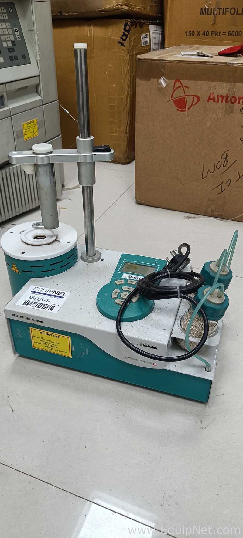 Titulador Metrohm 860 KF Thermoprep