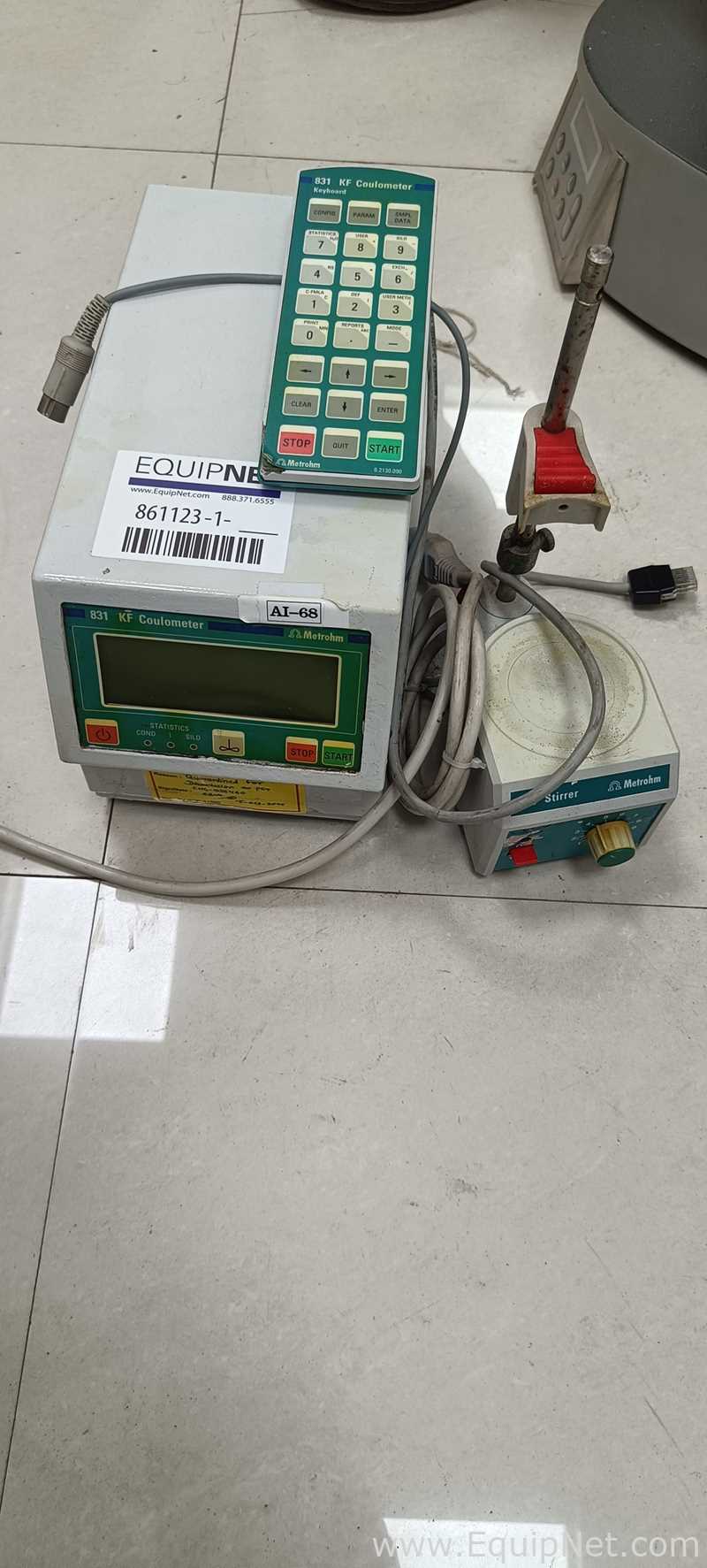 Medidor Metrohm 831 KF Coulometer