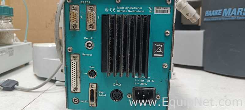 Medidor Metrohm 831 KF Coulometer