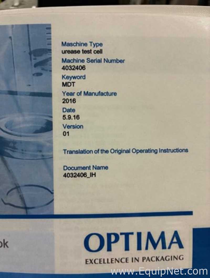 Optima Urease Test Cell