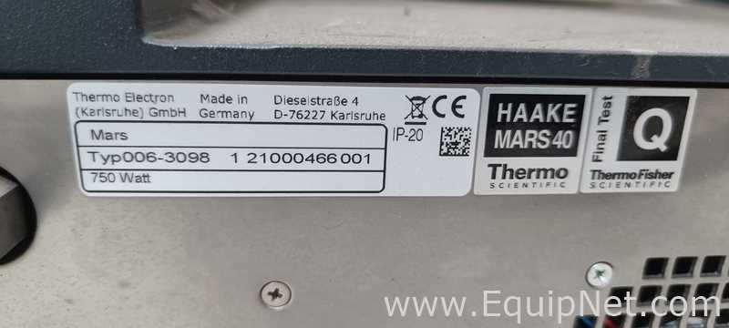Thermo Scientific HAAKE Mars 40 Rheometer System with Ekom DK50-10S/M Air Compressor