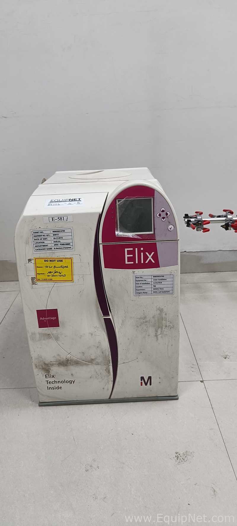 Sistema de Purificação e Destilação de Água Millipore Elix Advantage 15