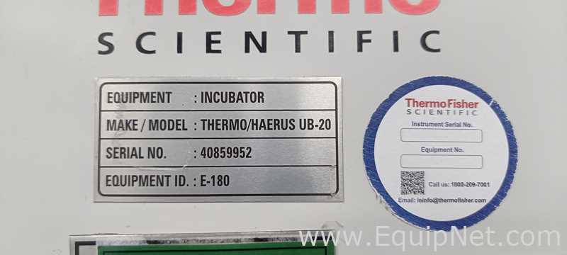 Línea de Incubadora Themo Scientific UB 20