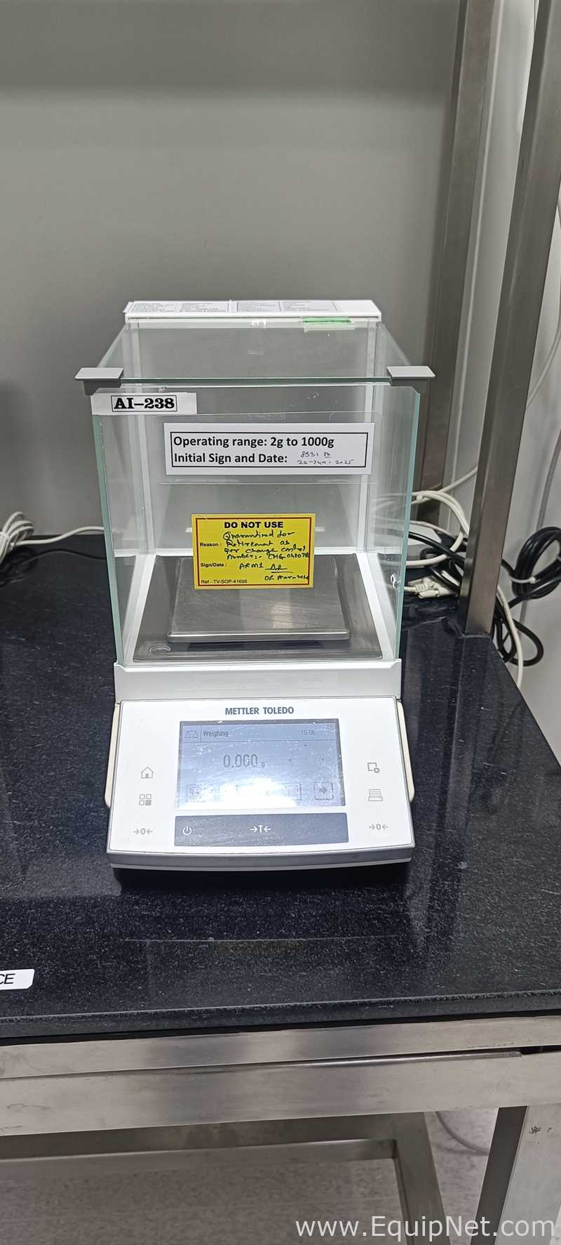 Mettler Toledo XS1203S Precision Balance