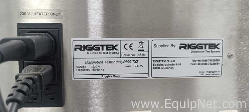 Sistema de Disolución Riggtek easyDISS TX8