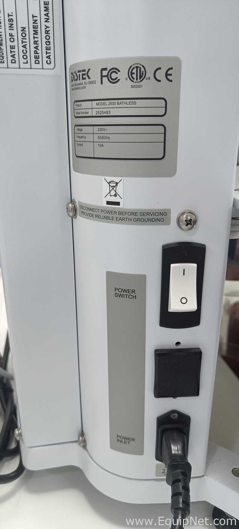 Distek Model 2500 Bathless Dissolution Tester
