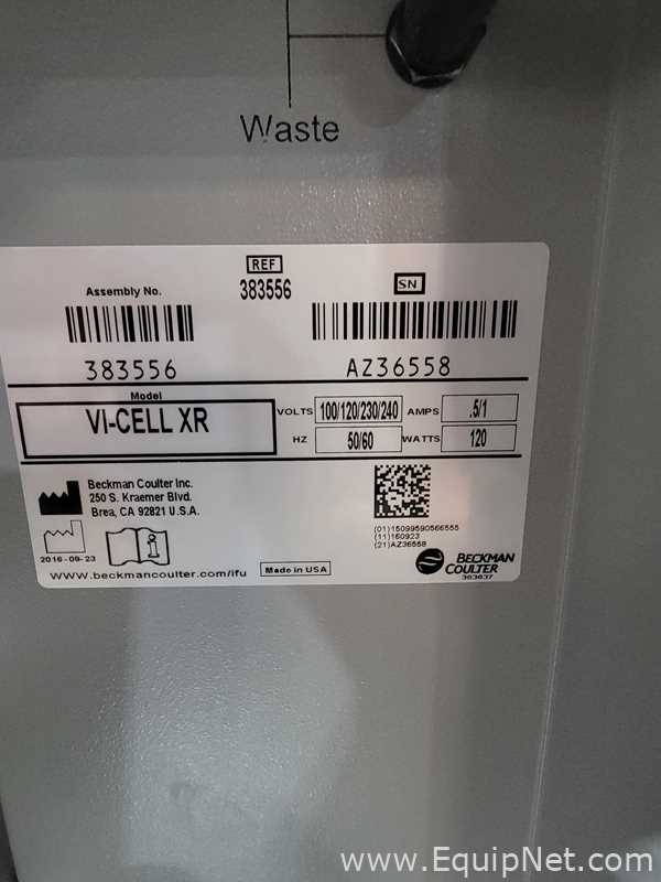 Analizador Beckman Coulter Vi-Cell XR