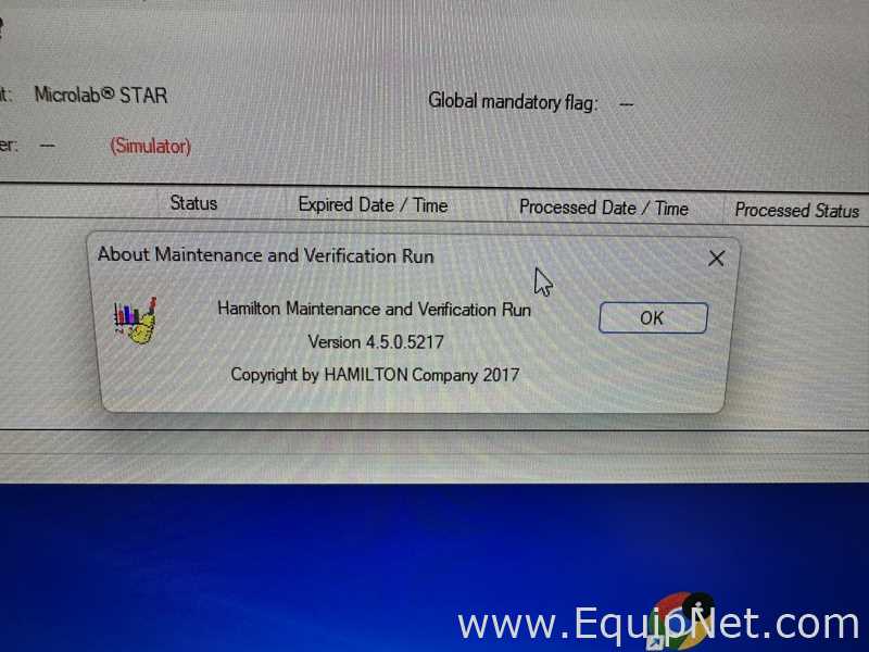 Manejadora de Líquidos Hamilton Microlab Star