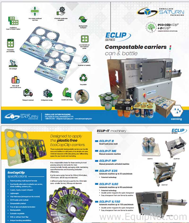 Atadora Saturn Packaging ECLIP-IT IL90