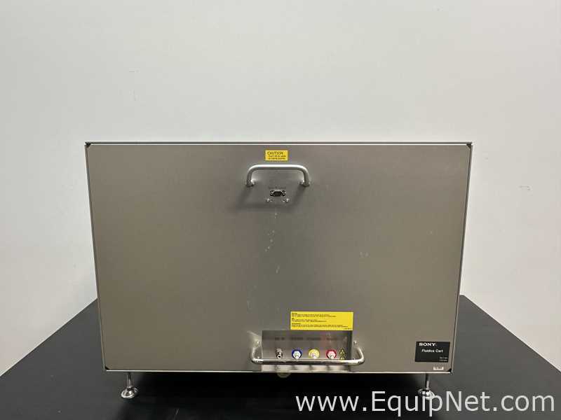 Sony LE-SH800ZFP Cell Sorter With Fludics Cart Jun-Air 85R-4P And SAFE System Smoke Evacuator