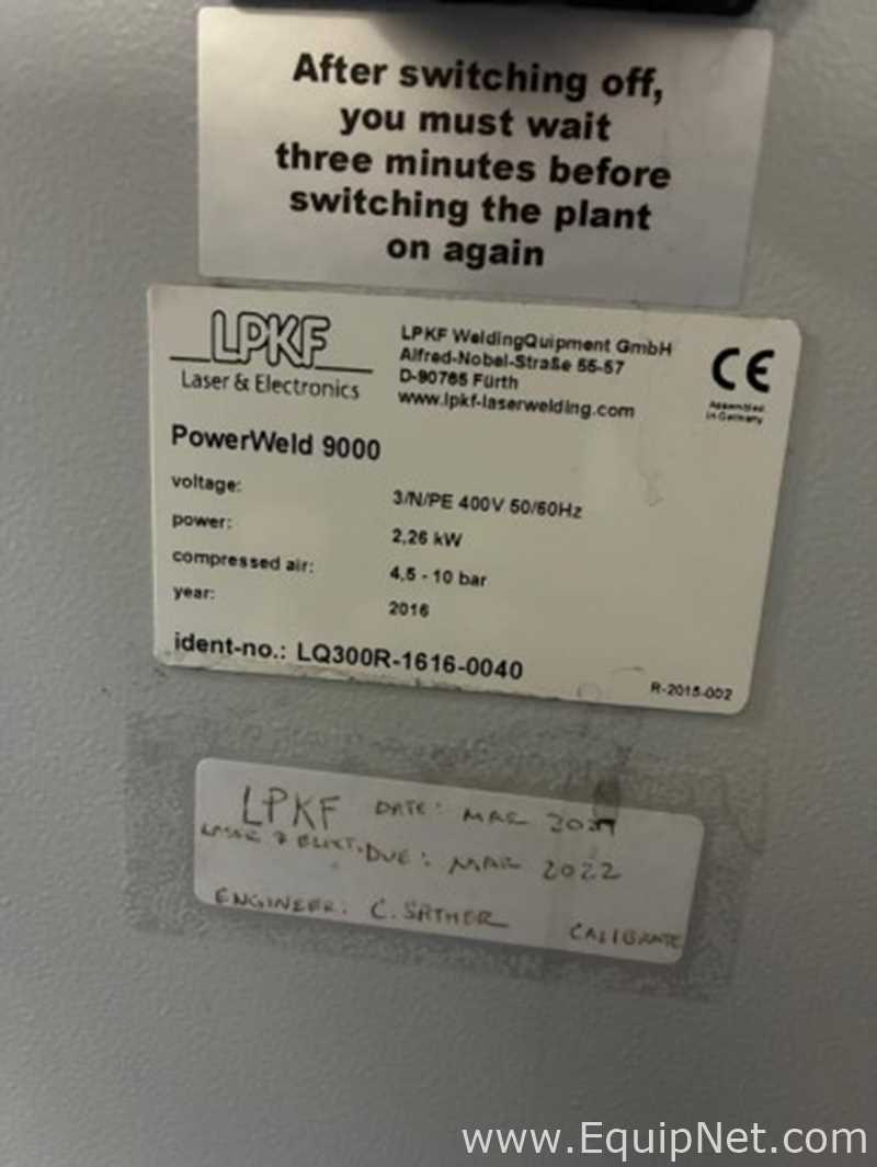 LPKF Laser n Electronics Powerweld 9000 Laser Welder