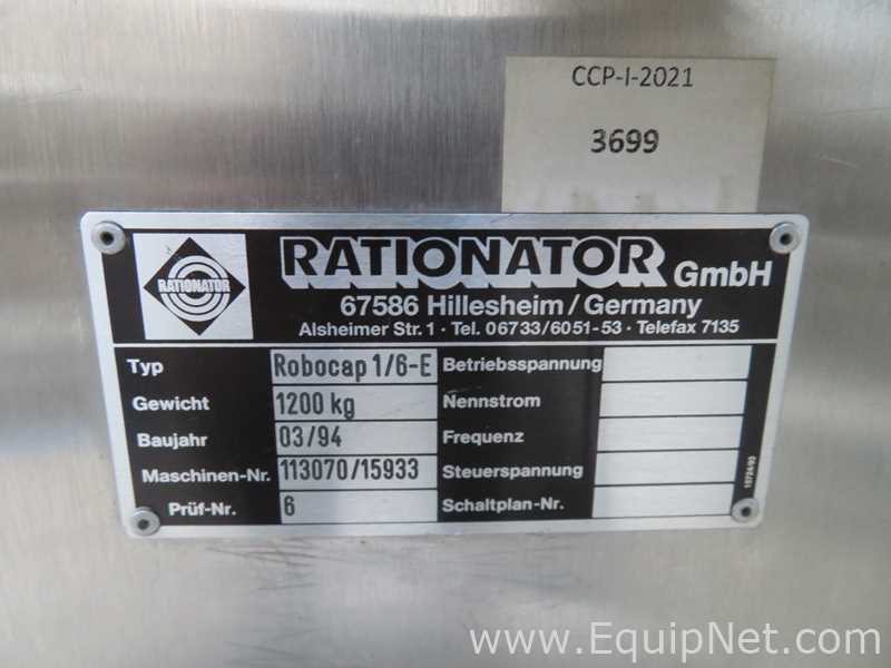 Línea de Tapadora Rationator Robocap 1/6E