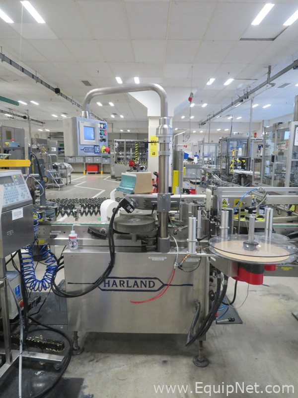 Harland Labelling Machine With Intron EBS-6000 Industrial Inkjet Printer - Line Rationator 26