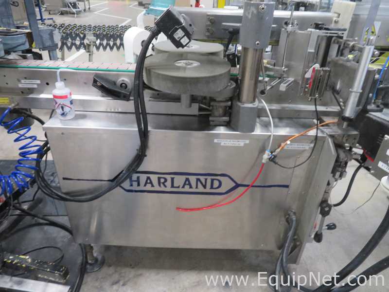 Harland Labelling Machine With Intron EBS-6000 Industrial Inkjet Printer - Line Rationator 26