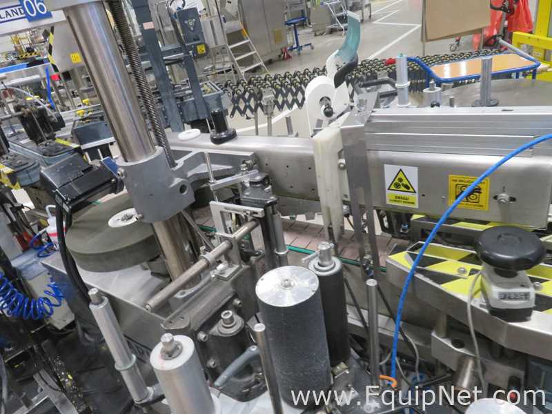 Harland Labelling Machine With Intron EBS-6000 Industrial Inkjet Printer - Line Rationator 26