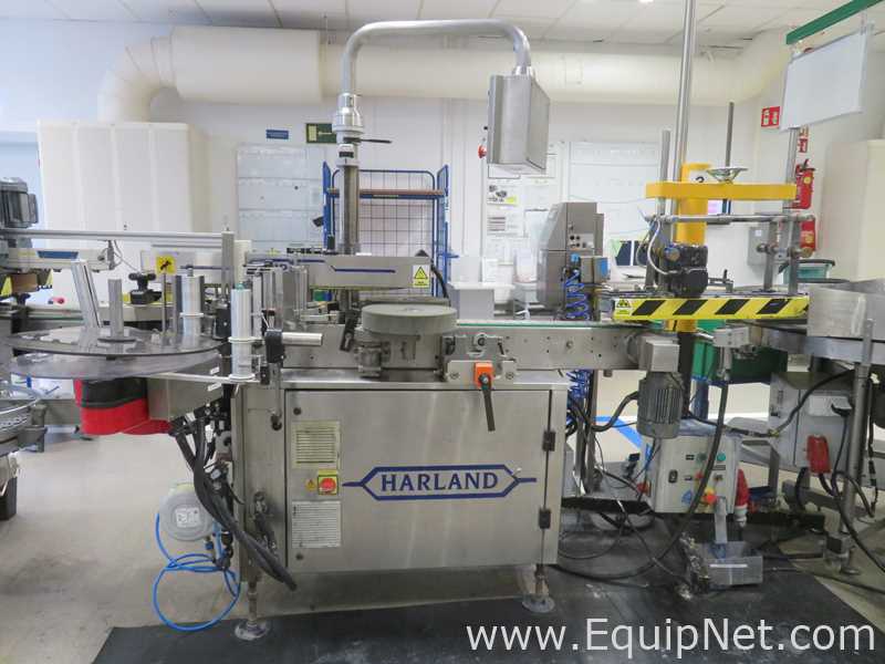 Harland Labelling Machine With Intron EBS-6000 Industrial Inkjet Printer - Line Rationator 26
