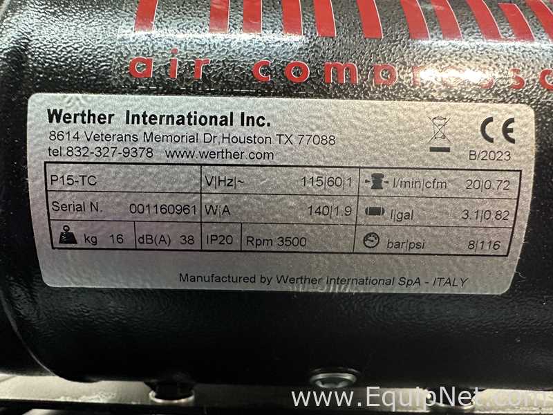 Werther International Panther P15-TC Air Compressor