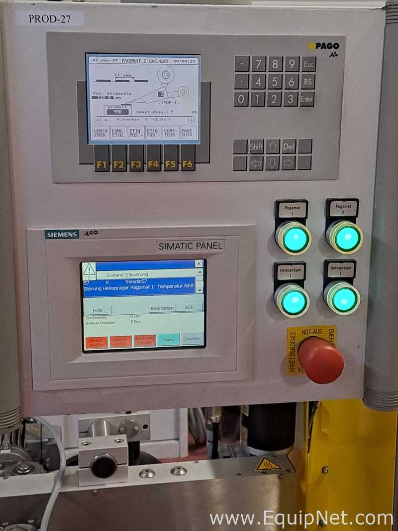 Rotuladora Pago System 520 BL
