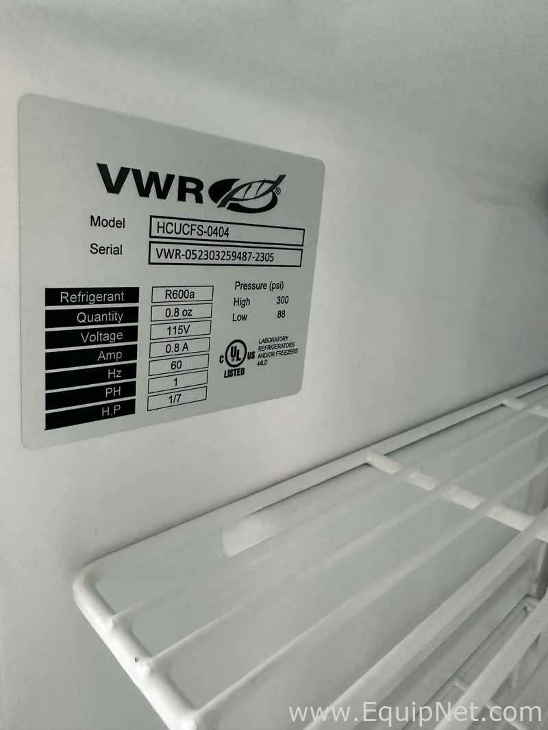 lote de  2 Unidade de Refrigeração VWR HCUCFS-0404