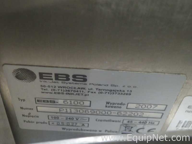 Linhas de Marcador de Código ou Impressão EBS Ink-Jet Systems EBS-6100
