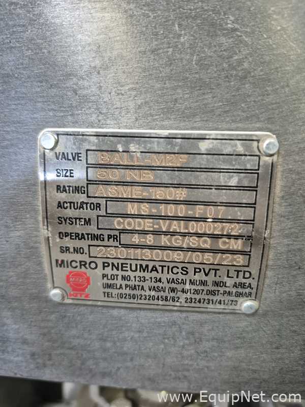 Lote de  Válvula Micro Pneumatics Pvt. Ltd. MP-PI-2M - FP