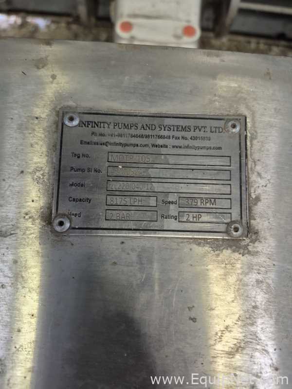Lot of 2 Infinity Pumps ZL220-040-12 Pumps