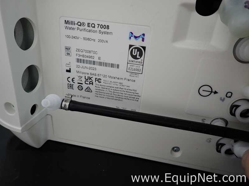 Sistema de Purificação e Destilação de Água Milli-Q EQ 7008