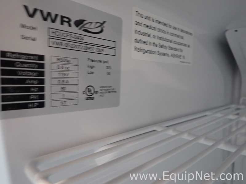 Lot of 2 VWR HCUCFS-0404 Undercounter Refrigerators
