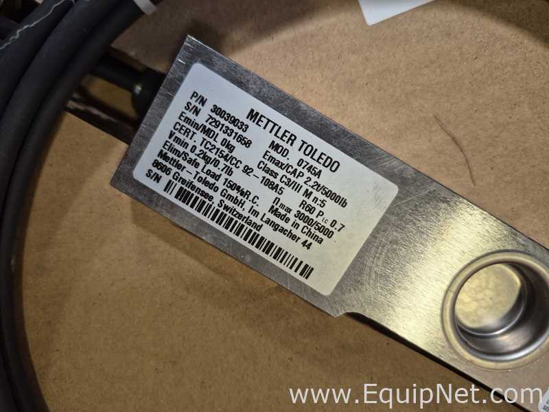 Lot of 10 Mettler Toledo 0745A Tank Weighing System and Analog Load Cell