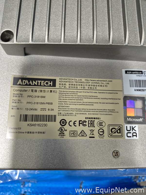 Lote de 3 Equipo de Computación Advantech PPC-3181SW
