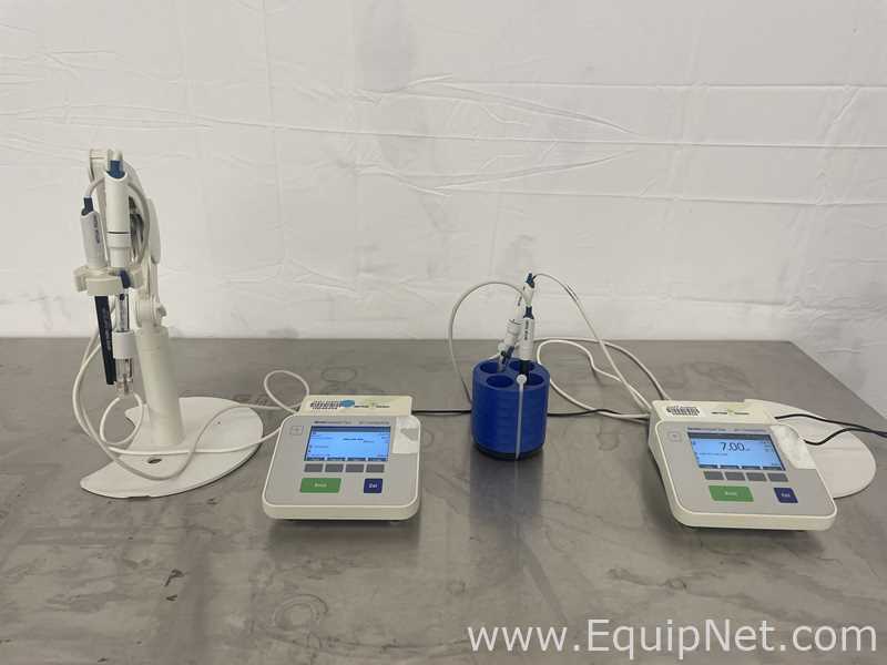 Lot of 2 Mettler Toledo Seven Compact Duo S213 pH Meters