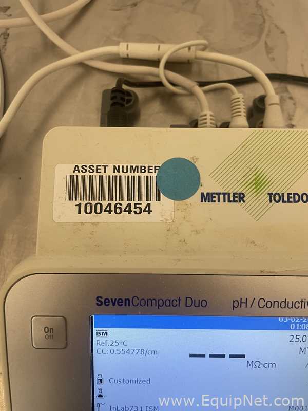Lot of 2 Mettler Toledo Seven Compact Duo S213 pH Meters