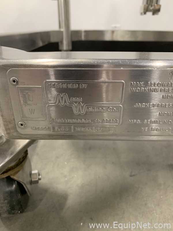 Columna de Cromatografía Acero inoxidable Mann Welding 80 Gallon