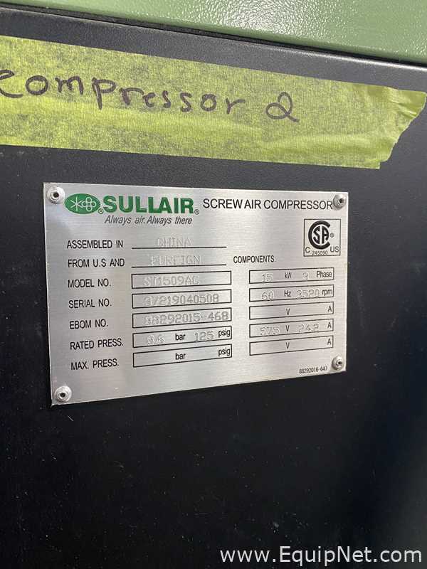 Compresor de Aire Sull-air ST1509RD 20 AC