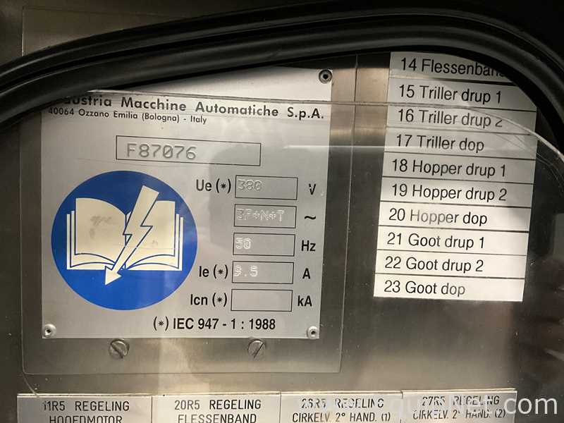 Linhas de Envasadora IMA F87
