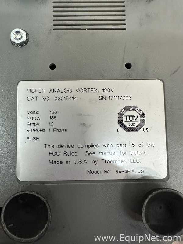 Fisherbrand 9454FIALUS Analog Vortex Lab Mixer