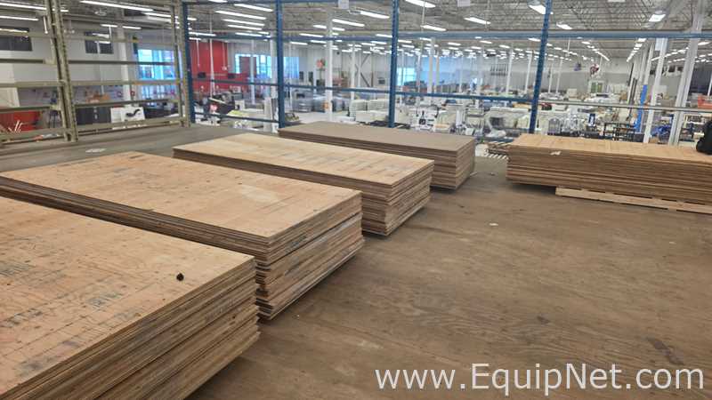 Approx. 17,000 sq ft Steel Mezzanine Structure with 400 Storage Racks and Stairs and Elevator