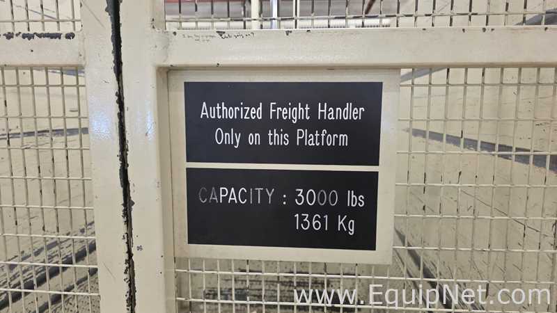 Approx. 17,000 sq ft Steel Mezzanine Structure with 400 Storage Racks and Stairs and Elevator