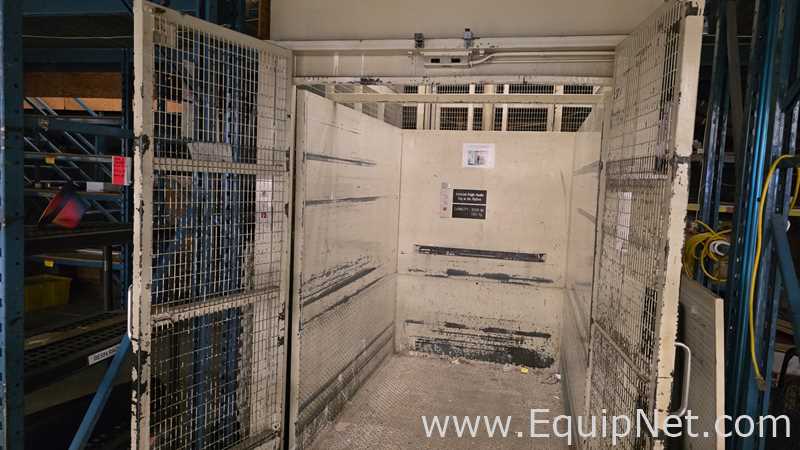 Approx. 17,000 sq ft Steel Mezzanine Structure with 400 Storage Racks and Stairs and Elevator