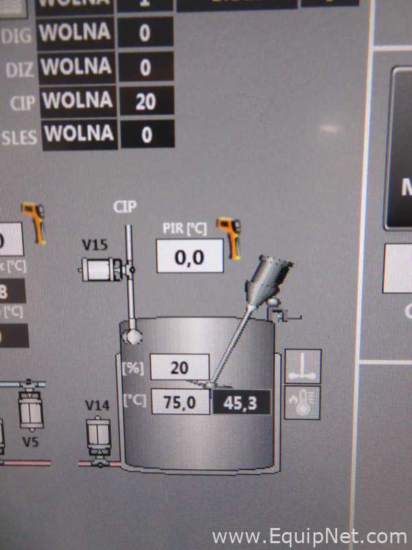 Recipiente de Mistura aço inox Schwarz Dornstetten .  800 Litros