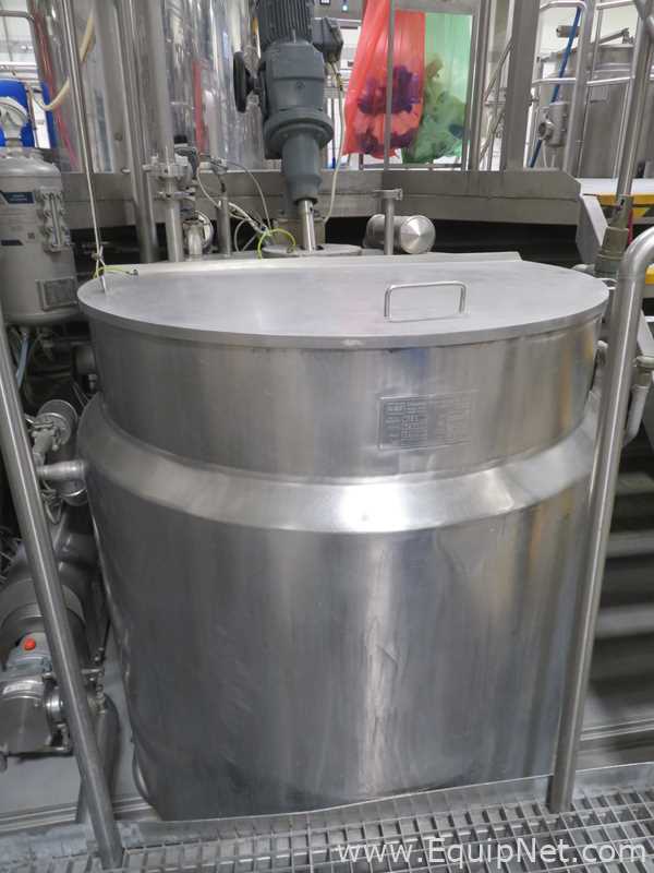 Recipiente de Mistura aço inox Schwarz Dornstetten .  800 Litros