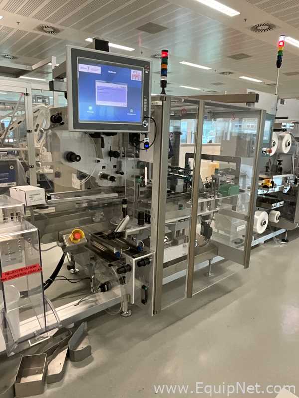 Marchesini Group Neri BLA420 Carton Vignet Labeller with Antares Vision VM1300 142 - Eye Drop Line 1