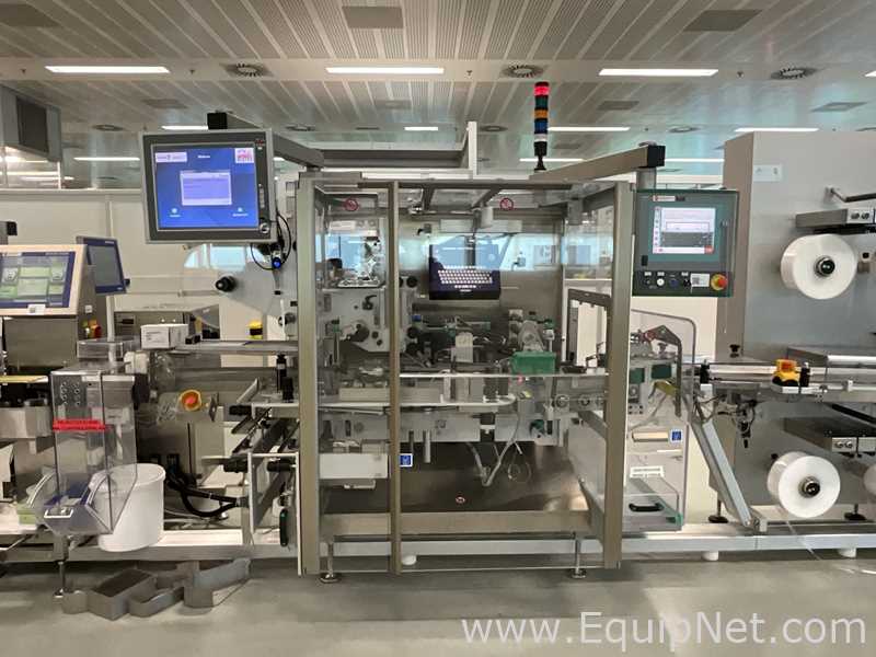 Marchesini Group Neri BLA420 Carton Vignet Labeller with Antares Vision VM1300 142 - Eye Drop Line 1