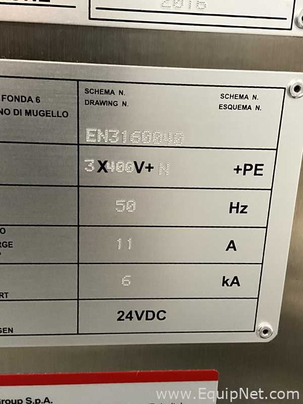 Marchesini Group Neri BLA420 Carton Vignet Labeller with Antares Vision VM1300 142 - Eye Drop Line 1