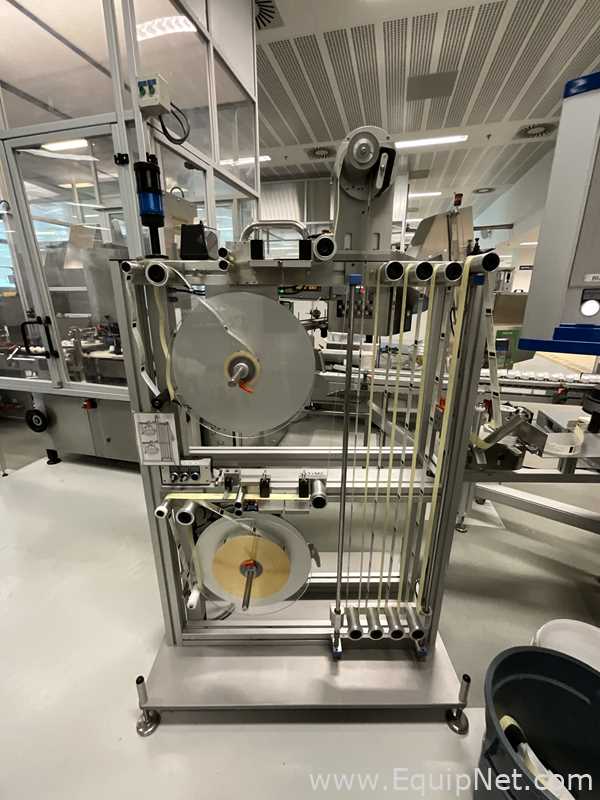 Herma BM045 Glass Bottle Labeller with Domino DPX1000 Printer - Syrup Line 2