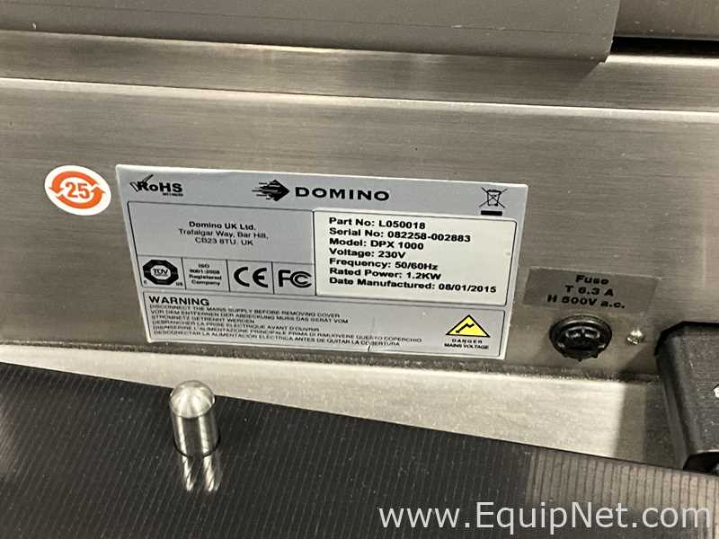 Herma BM045 Glass Bottle Labeller with Domino DPX1000 Printer - Syrup Line 2