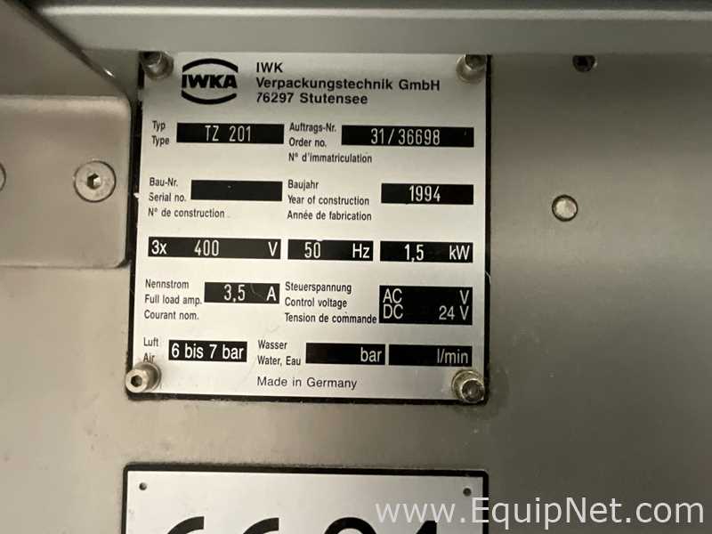 IWK Verpackungstechnik GmbH TFS 80-2 Tube Filling Machine in Laminar Air Flow RAB - Cream Line 2